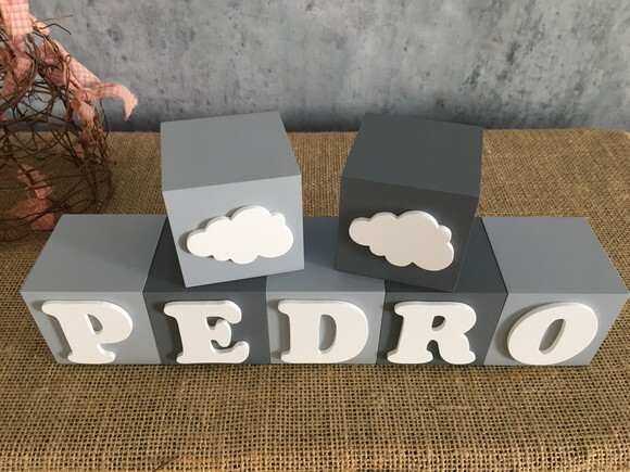 Cubos 6x6cm Nuvem
