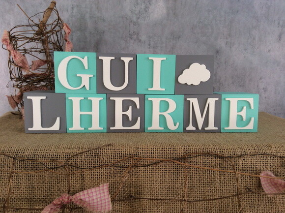 Cubos 6x6cm Nuvem