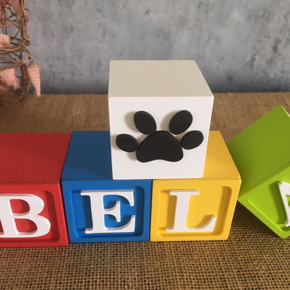 Cubos 6x6cm Patrulha Canina Ts Festas e Quarto do Bebê