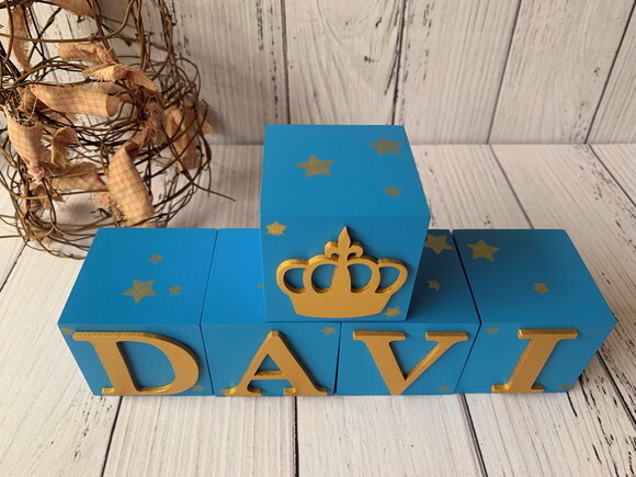 Cubos 6x6cm Pequeno Príncipe com Estrela