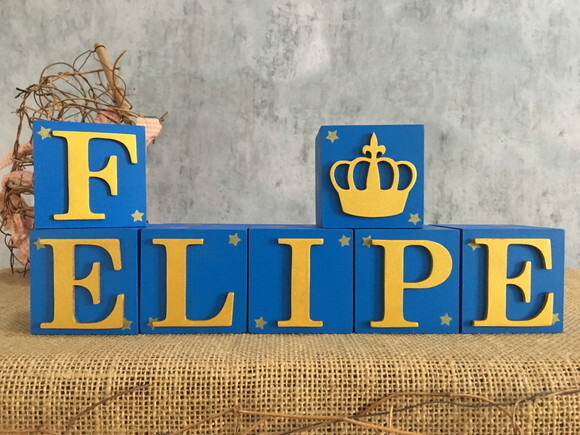Cubos 6x6cm Pequeno Príncipe com Estrela