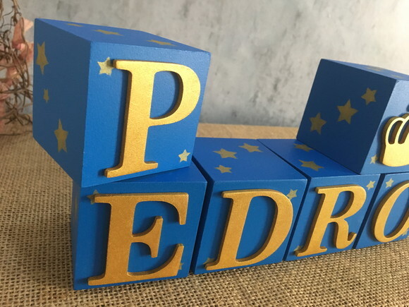 Cubos 6x6cm Pequeno Príncipe com Estrela