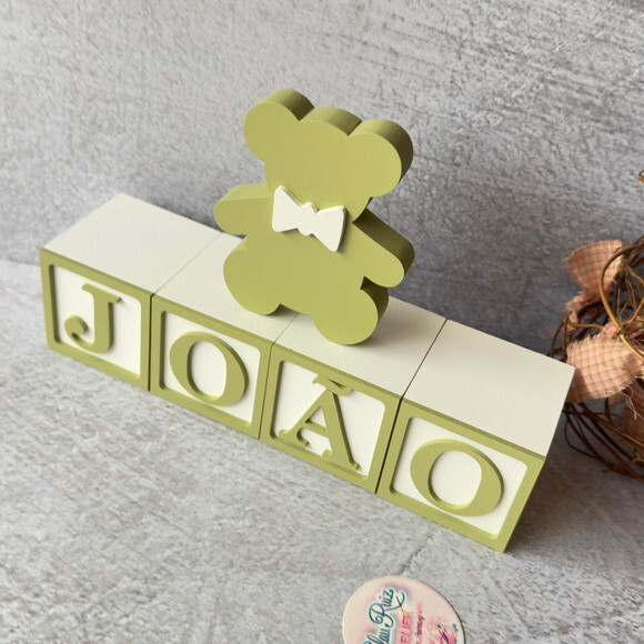 Cubos 6x6cm Ts + Ursinho