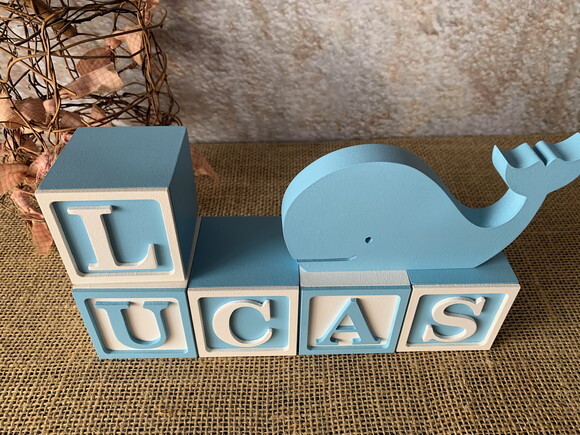 Cubos 6x6cm Ts +baleia