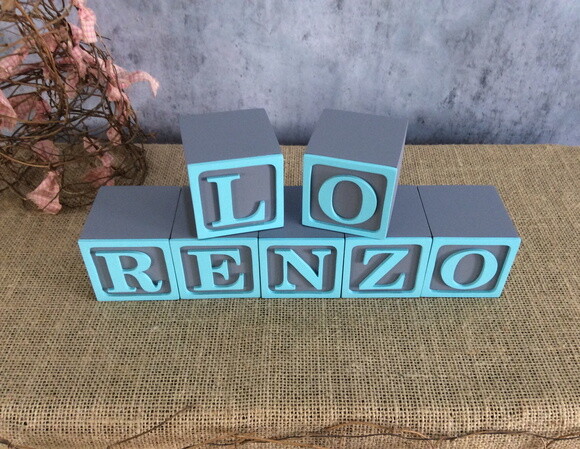 Cubos 6x6cm Ts Chá de Bebê