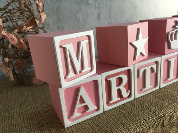 Cubos 6x6cm Ts Decoração Princesa Baby