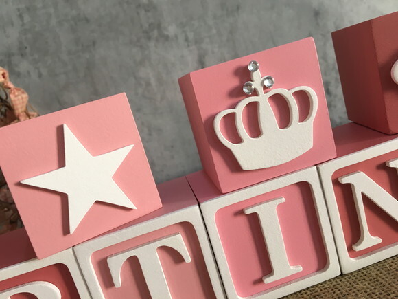 Cubos 6x6cm Ts Decoração Princesa Baby