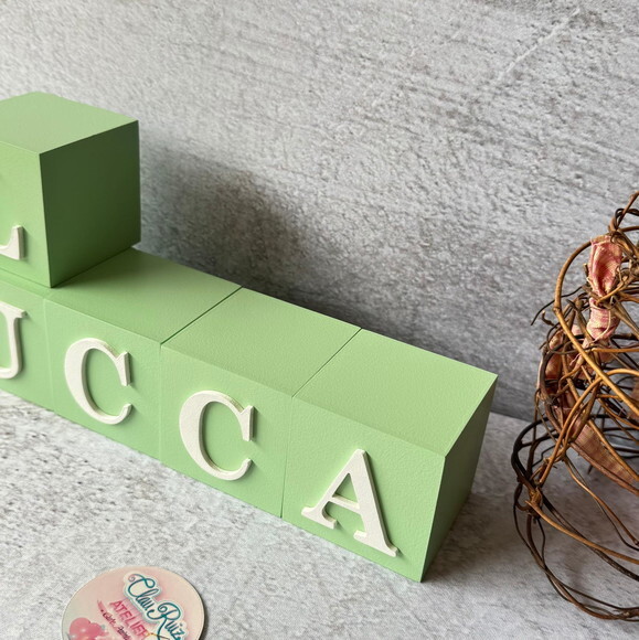 Cubos 6x6cm- Decoração Bebê