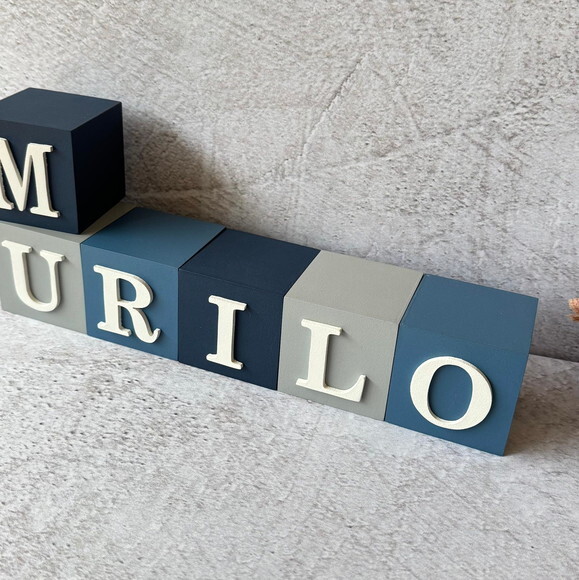 Cubos 6x6cm- Decoração Bebê