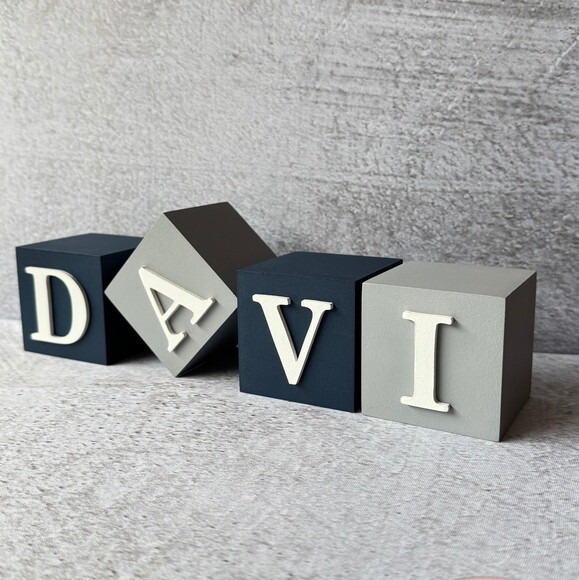 Cubos 6x6cm- Decoração Bebê