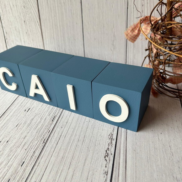 Cubos 6x6cm- Decoração Bebê