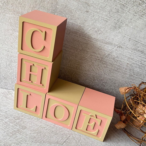 Cubos 8x8cm Decoração Bebê