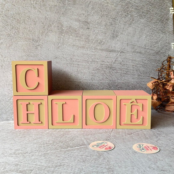 Cubos 8x8cm Decoração Bebê