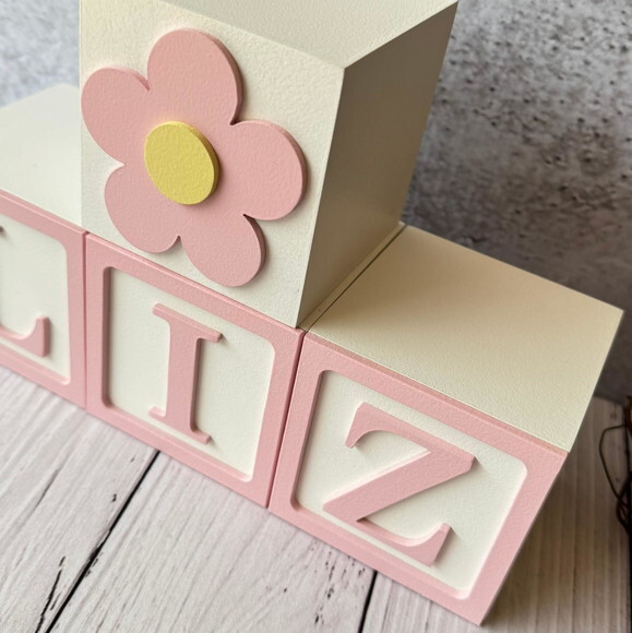 Cubos 8x8cm Decoração Bebê Jardim