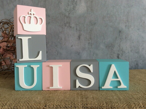 Cubos com Coroa 6x6cm