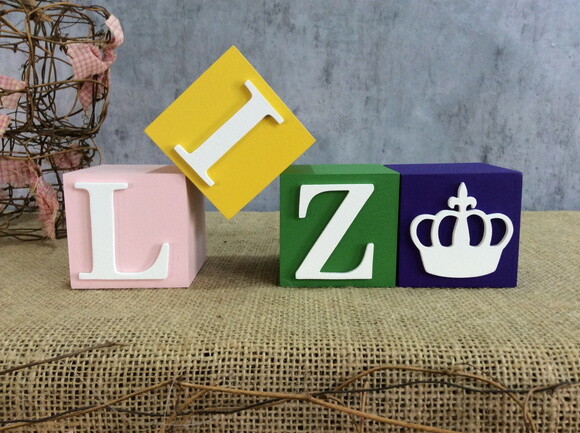 Cubos com Coroa 6x6cm