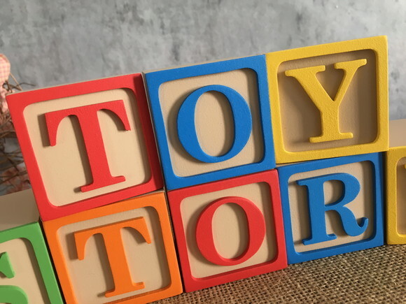 Cubos com Nome 6x6cm Toy Story