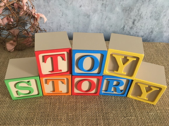 Cubos com Nome 6x6cm Toy Story