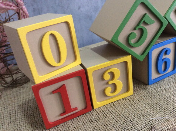Cubos com Nome 6x6cm Toy Story