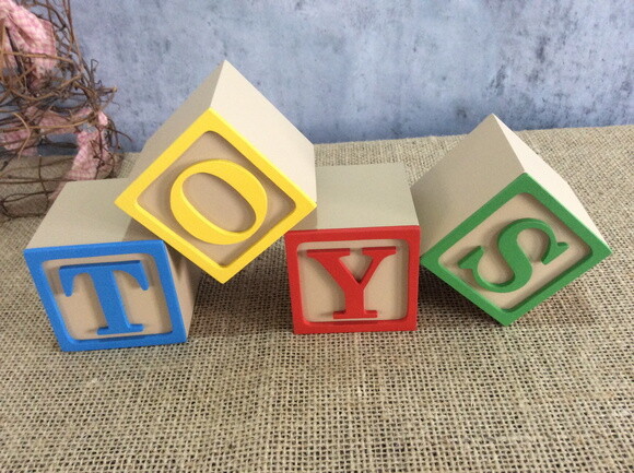 Cubos com Nome 6x6cm Toy Story
