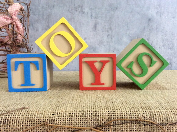 Cubos com Nome 6x6cm Toy Story