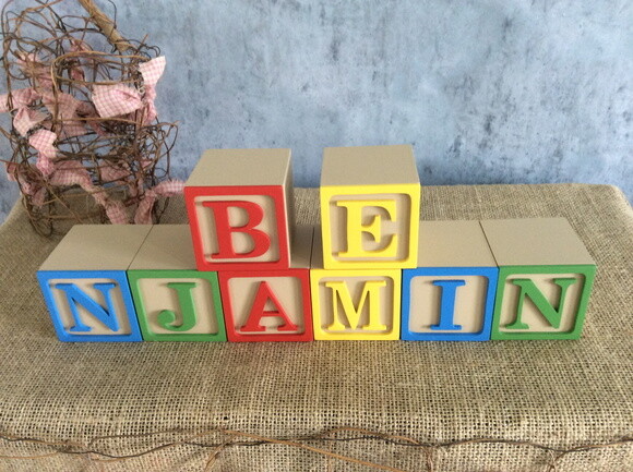 Cubos com Nome 6x6cm Toy Story