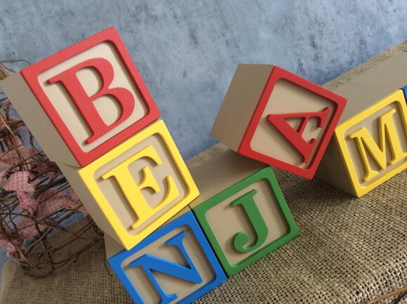 Cubos com Nome 6x6cm Toy Story