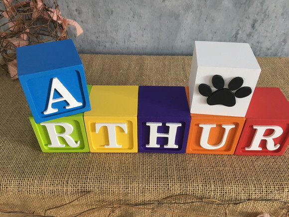Cubos Decorativos 6x6cm Patrulha Canina