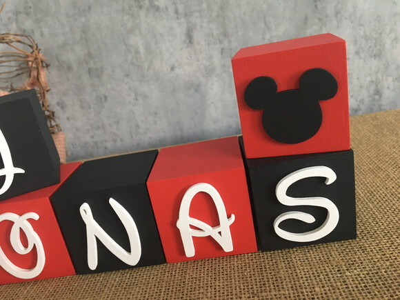 Cubos Decorativos Disney 6x6cm