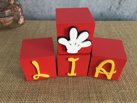 Cubos Decorativos DISNEY 6x6cm
