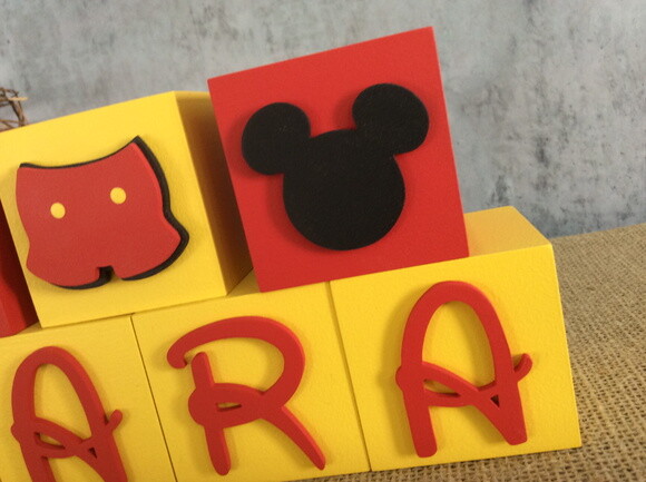 Cubos Decorativos DISNEY 6x6cm