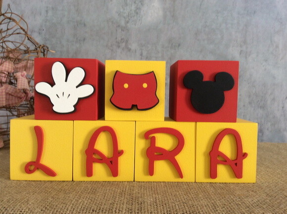 Cubos Decorativos DISNEY 6x6cm