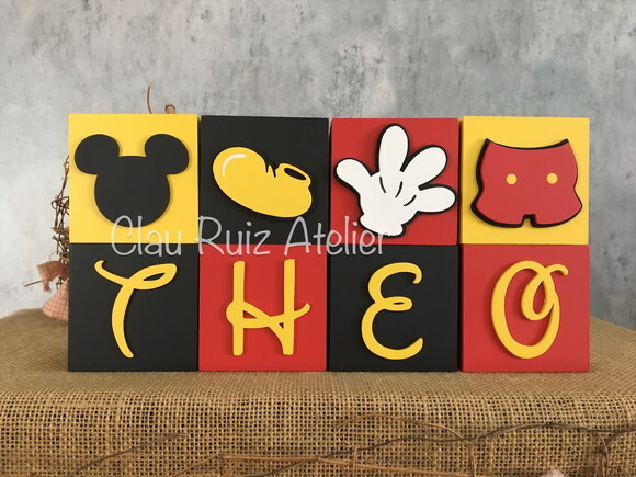 Cubos Decorativos DISNEY 8x8cm
