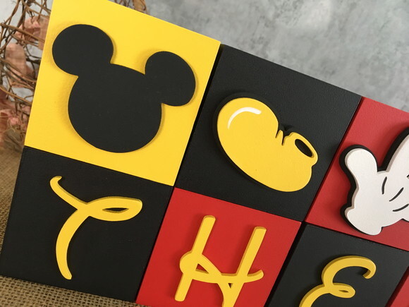 Cubos Decorativos DISNEY 8x8cm