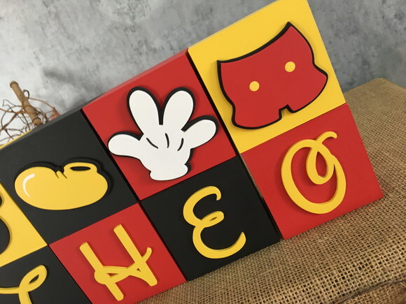 Cubos Decorativos DISNEY 8x8cm