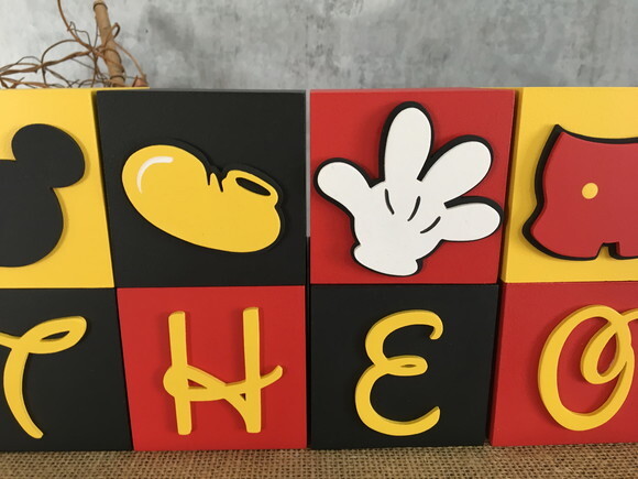 Cubos Decorativos DISNEY 8x8cm