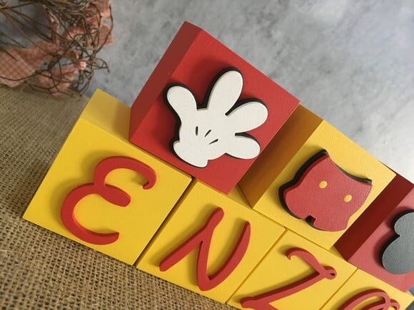 Cubos DISNEY 6cmx6cm