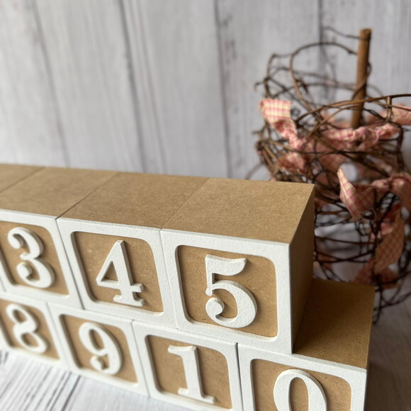 Cubos Mesversário 6x6cm Ts - Bebês