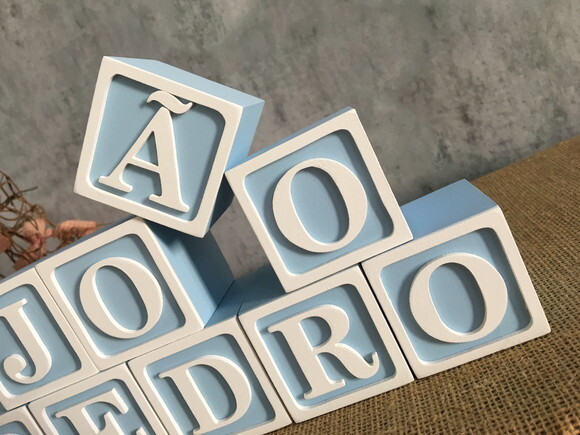 Cubos Personalizados com Nome e Moldura 6x6cm