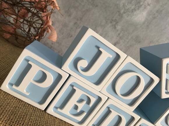 Cubos Personalizados com Nome e Moldura 6x6cm