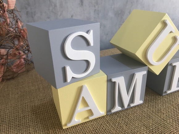 Cubos Personalizados Nome - 6x6cm Enfeite de Maternidade