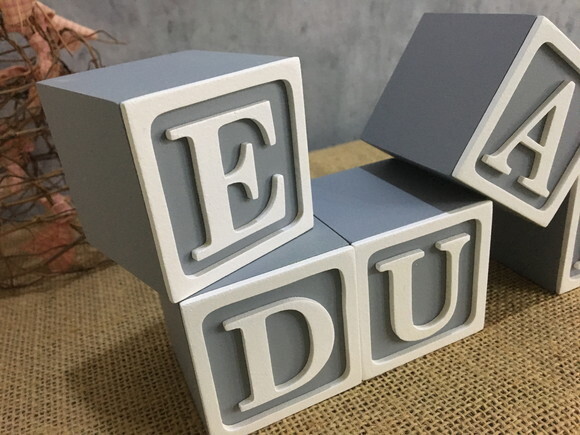 Cubos Personalizados Ts 6x6cm Decoração do Quarto do Bebê