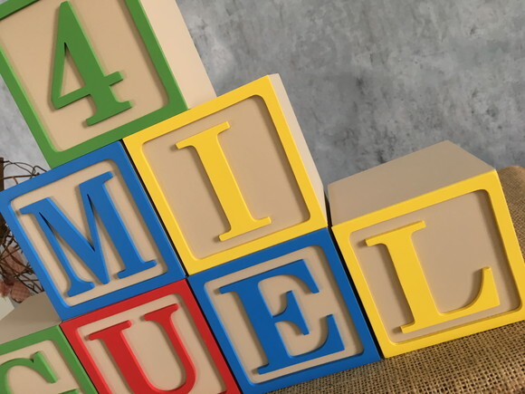 Cubos Toy Story de mdf -12x12