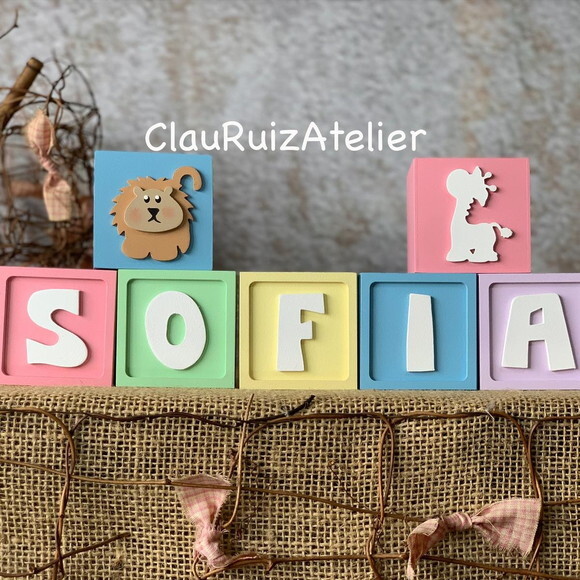 Cubos Ts 6x6cm Safari