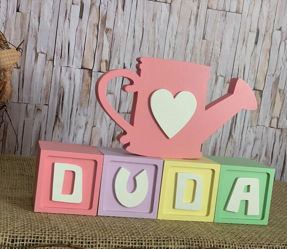 Decoração Bebê - Cubos 6x6cm Candy Ts + Sol