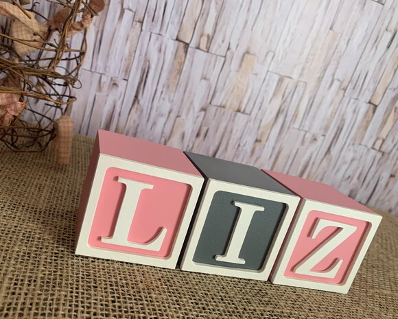 Decoração Bebê - Cubos 6x6cm Ts