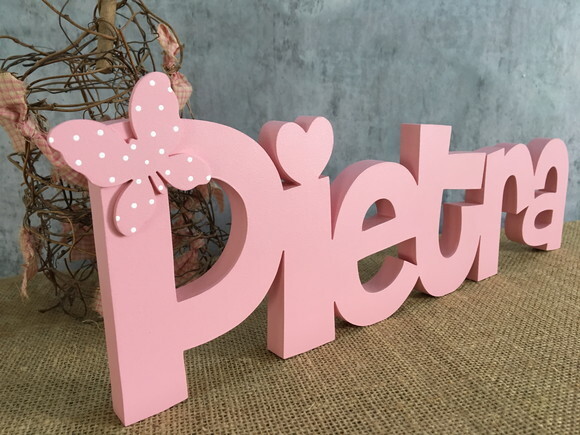 Decoração Bebê - Letras em mdf Linha Ch - Jardim