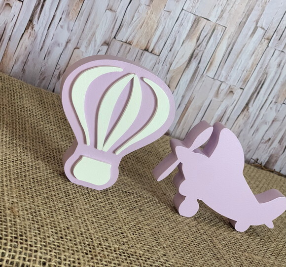 Decoração de Quarto de Bebê - Balão + Avião