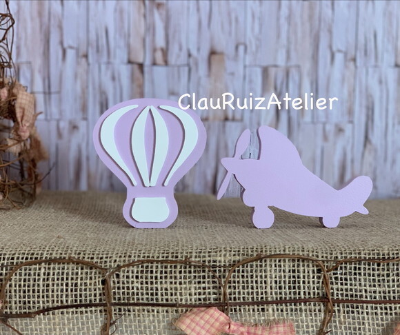 Decoração de Quarto de Bebê - Balão + Avião
