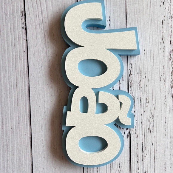 Decoração de Quarto Infantil - Sobreposição Nome em mdf
